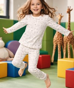 Alternative view of Uzun Kollu Koala Desenli Çocuk Pijama Takım