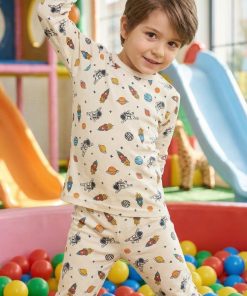Alternative view of Uzun Kollu Astronot Pijama Takım