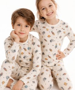 Uzun Kollu Astronot Pijama Takım