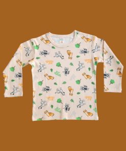 Alternative view of Uzun Kollu Kaplan Desenli Pijama Takım