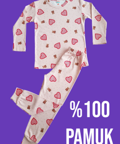 Uzun Kollu Büyük Kaplan Desenli Pijama Takım