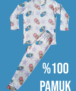 Uzun Kollu Kuromi Desenli Pijama Takım